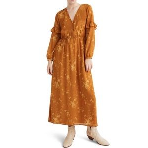 Madewell Ruffle Floral Maxi Dress - Size 4